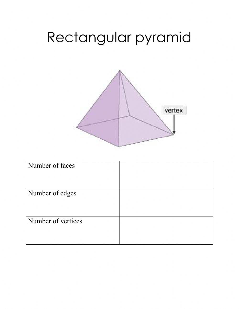 Rectangular Pyr… | Free Interactive Worksheets | 6032921