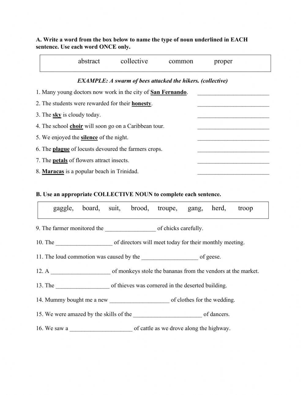 Types of Nouns-Collective Nouns