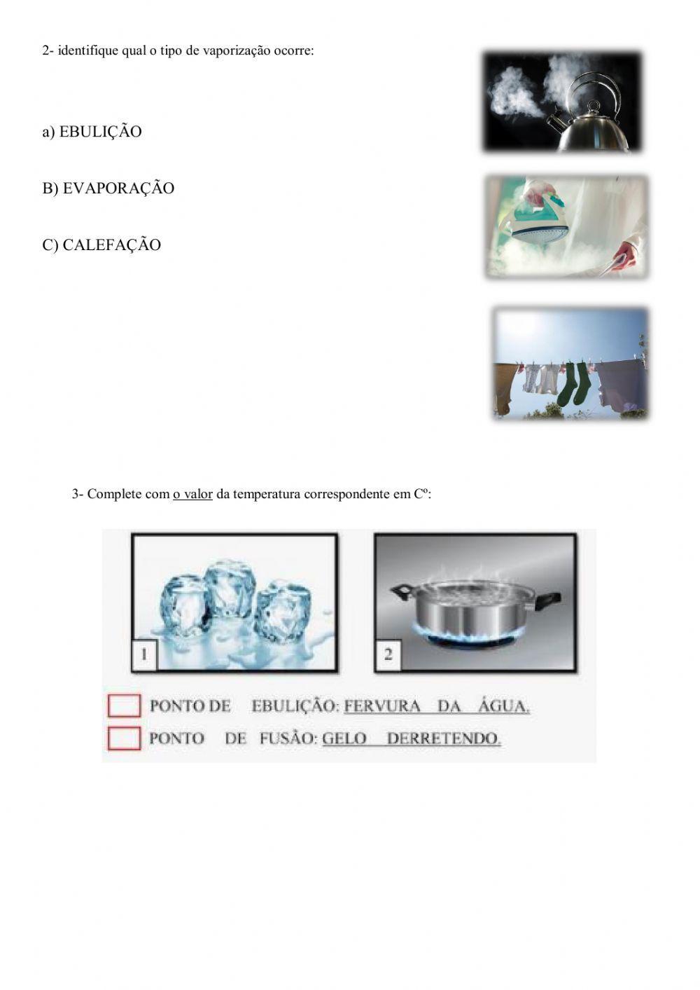 Estados físicos da matéria ii