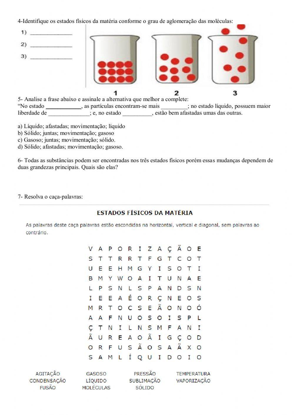Estados físicos da matéria ii