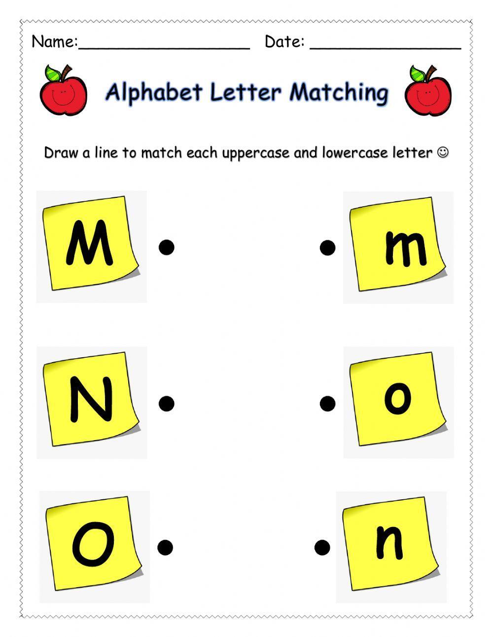 Letter Matching (MNO)