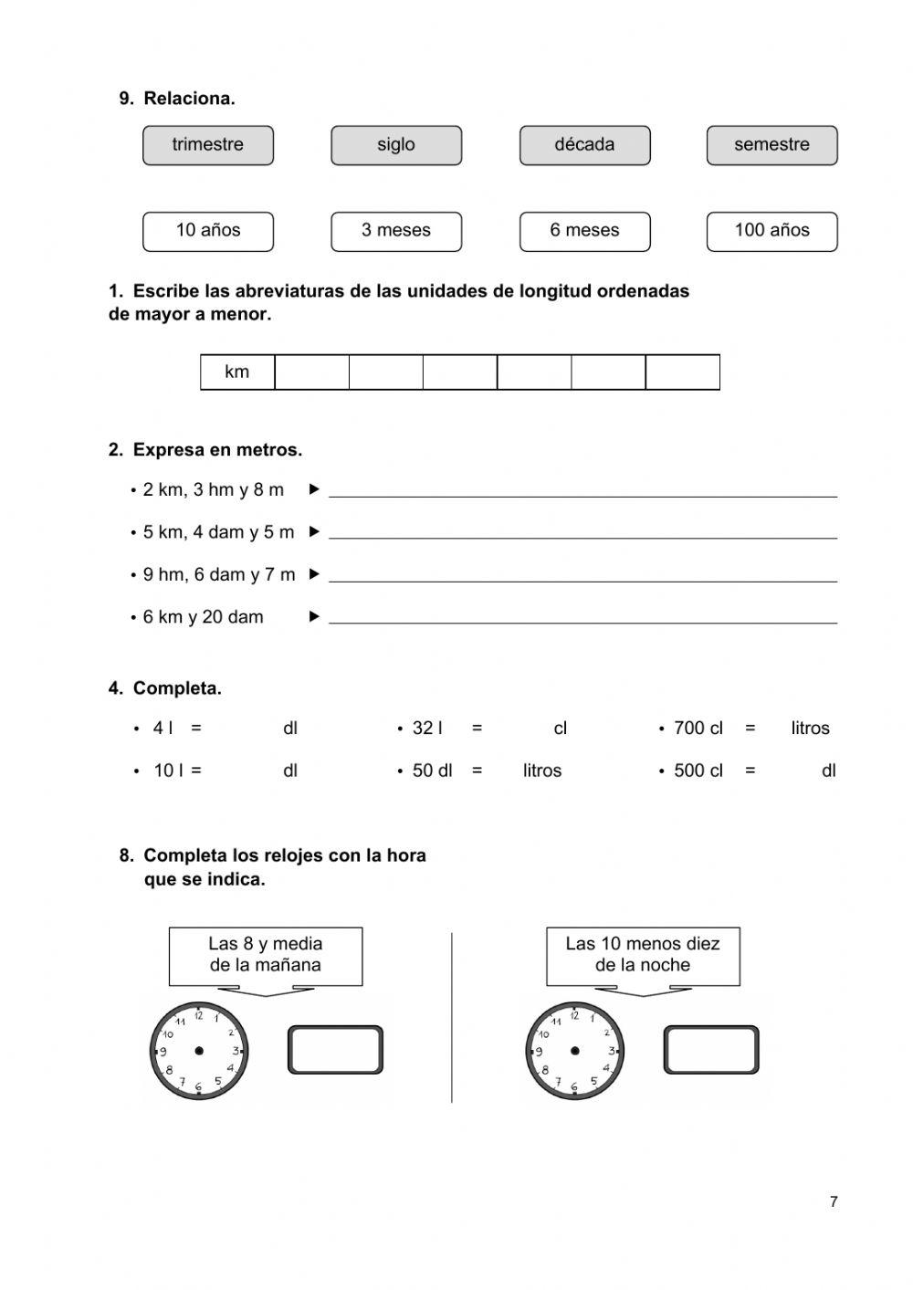 EVALUACION INCIAL 5º