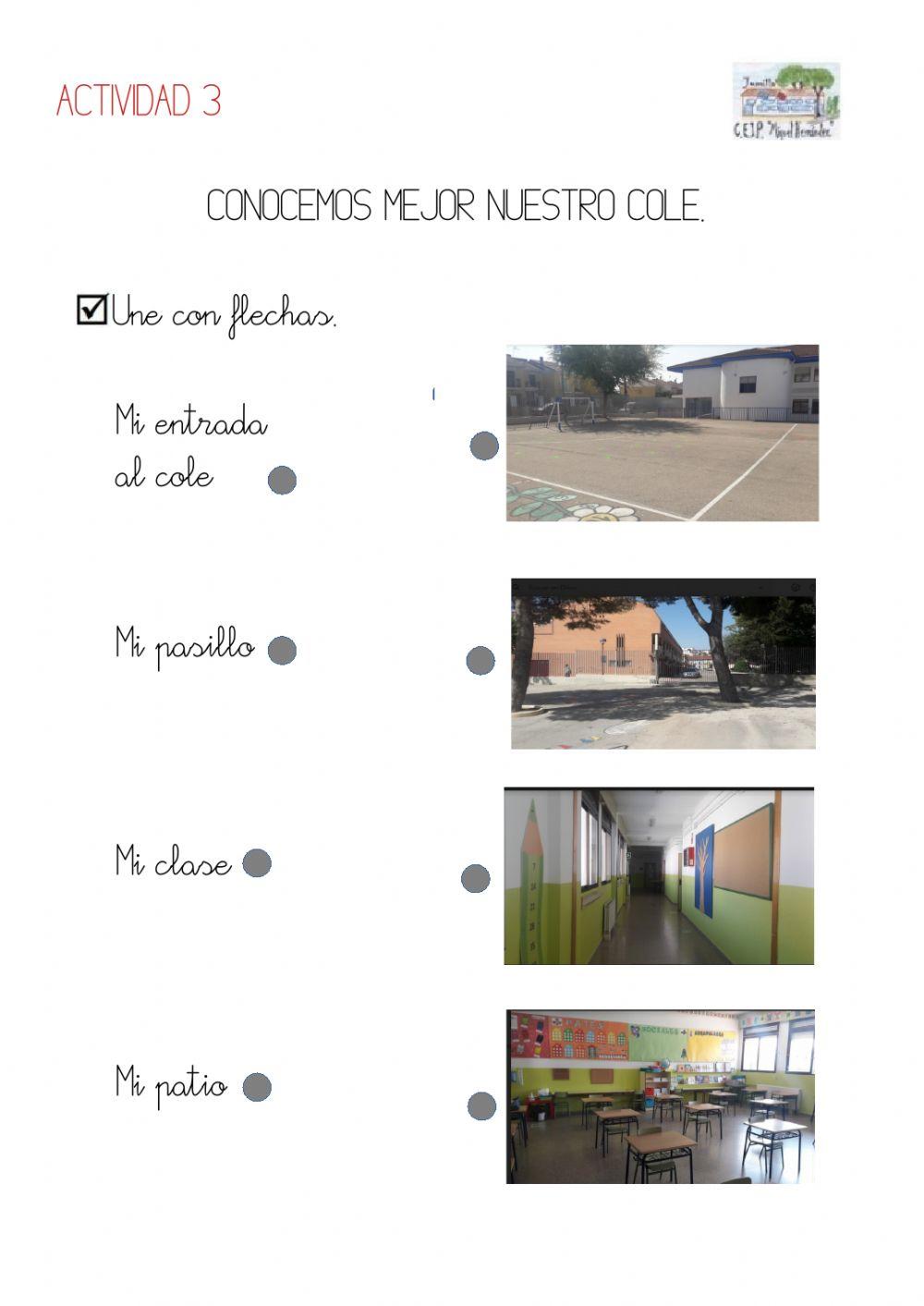 Actividad 3 conocemos mejor nuestro cole