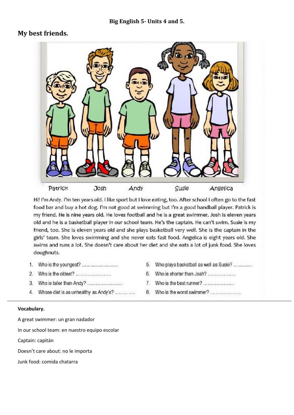 Comparing- Past continuous