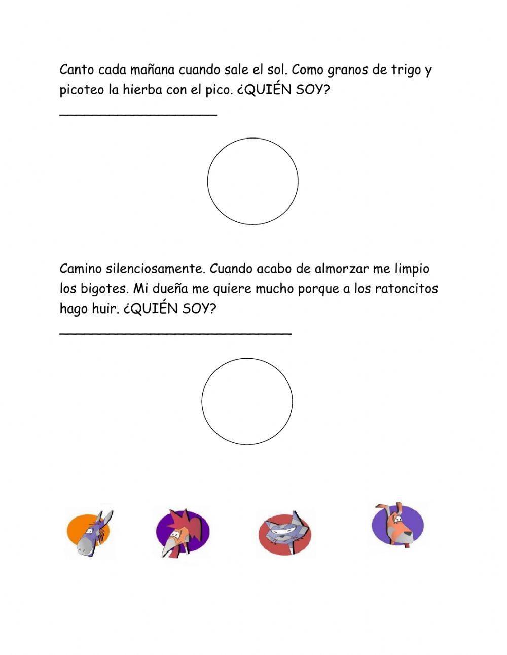 Adivinanzas: Los Musicos de Bremen