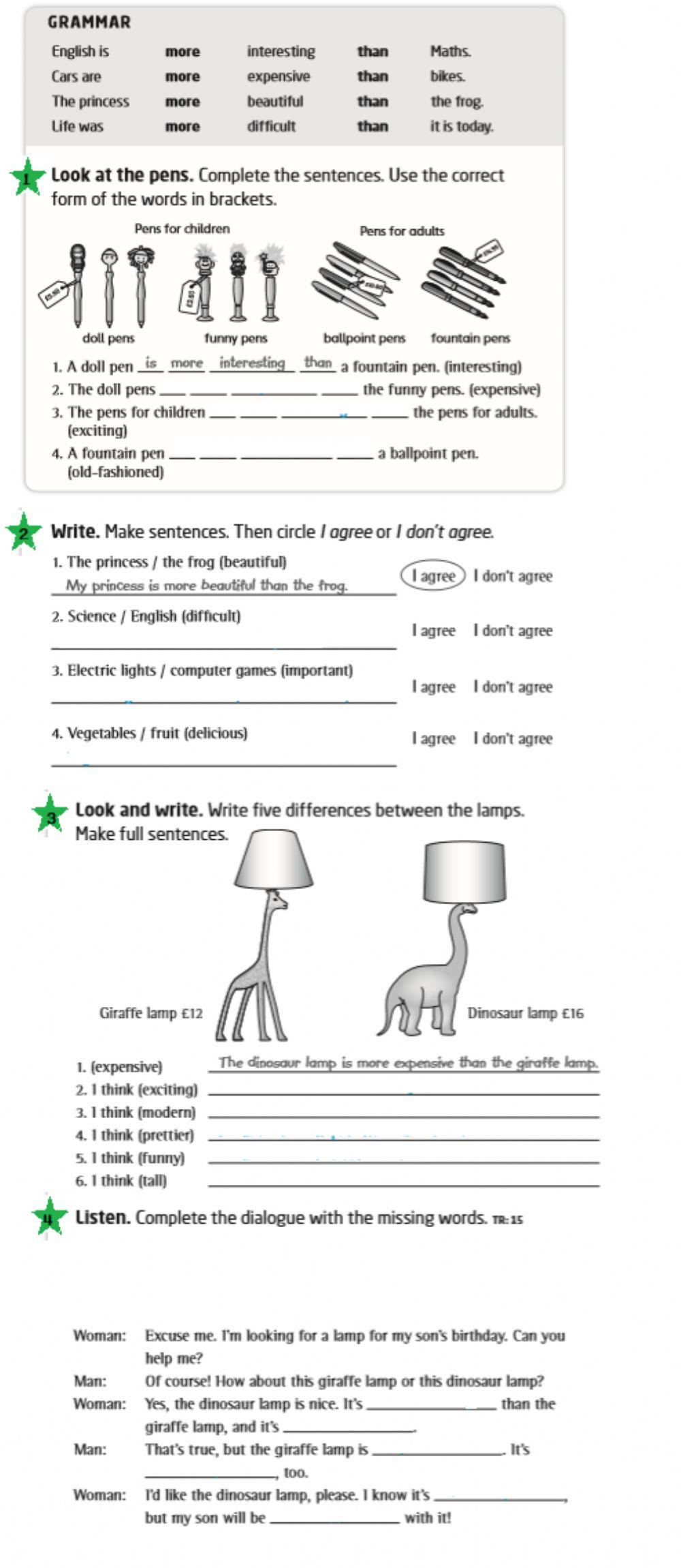 Comparatives Comparatives