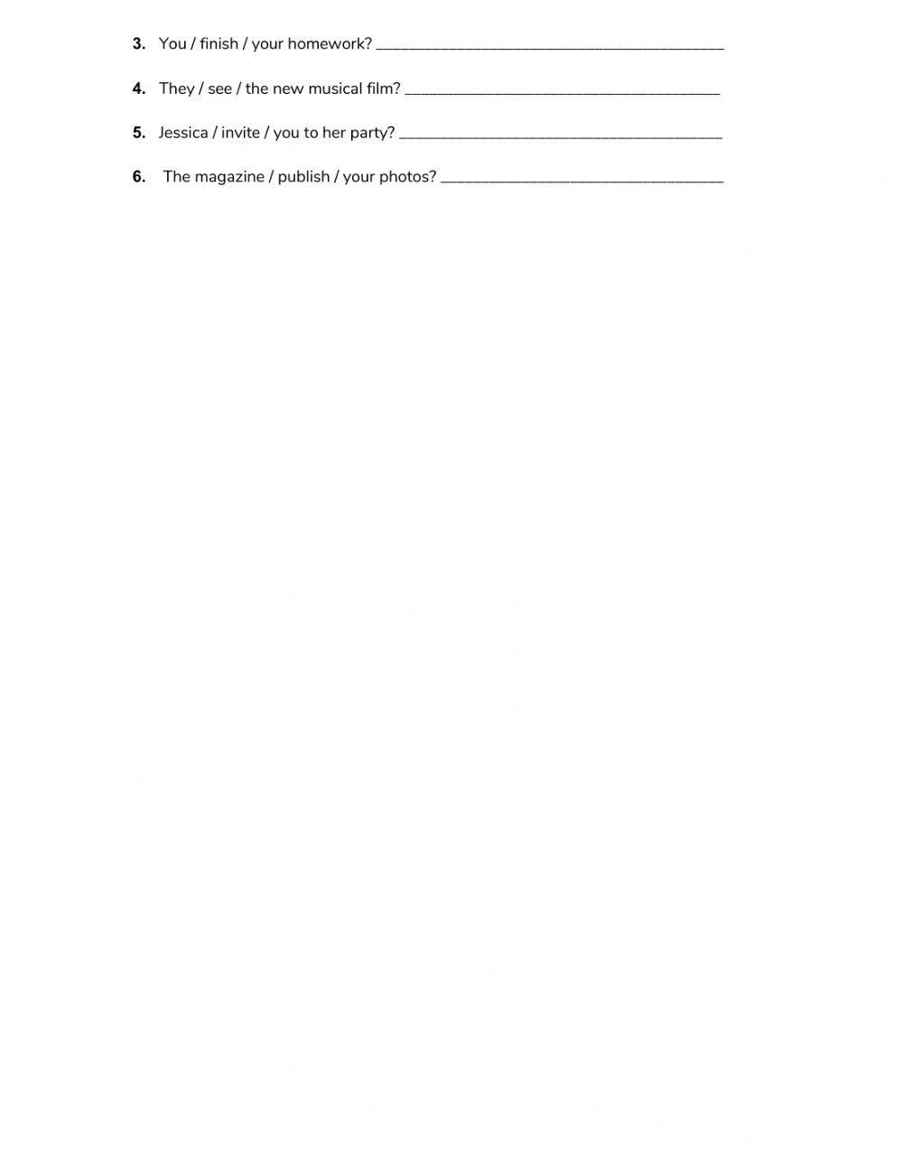 Present Perfec Revision (Week 28)