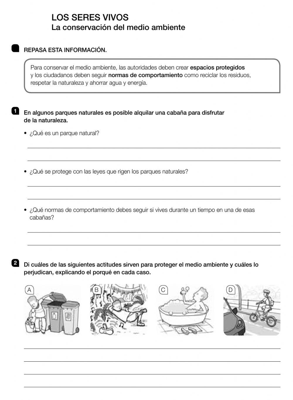 Ficha de repaso 3 de CCNN 5º