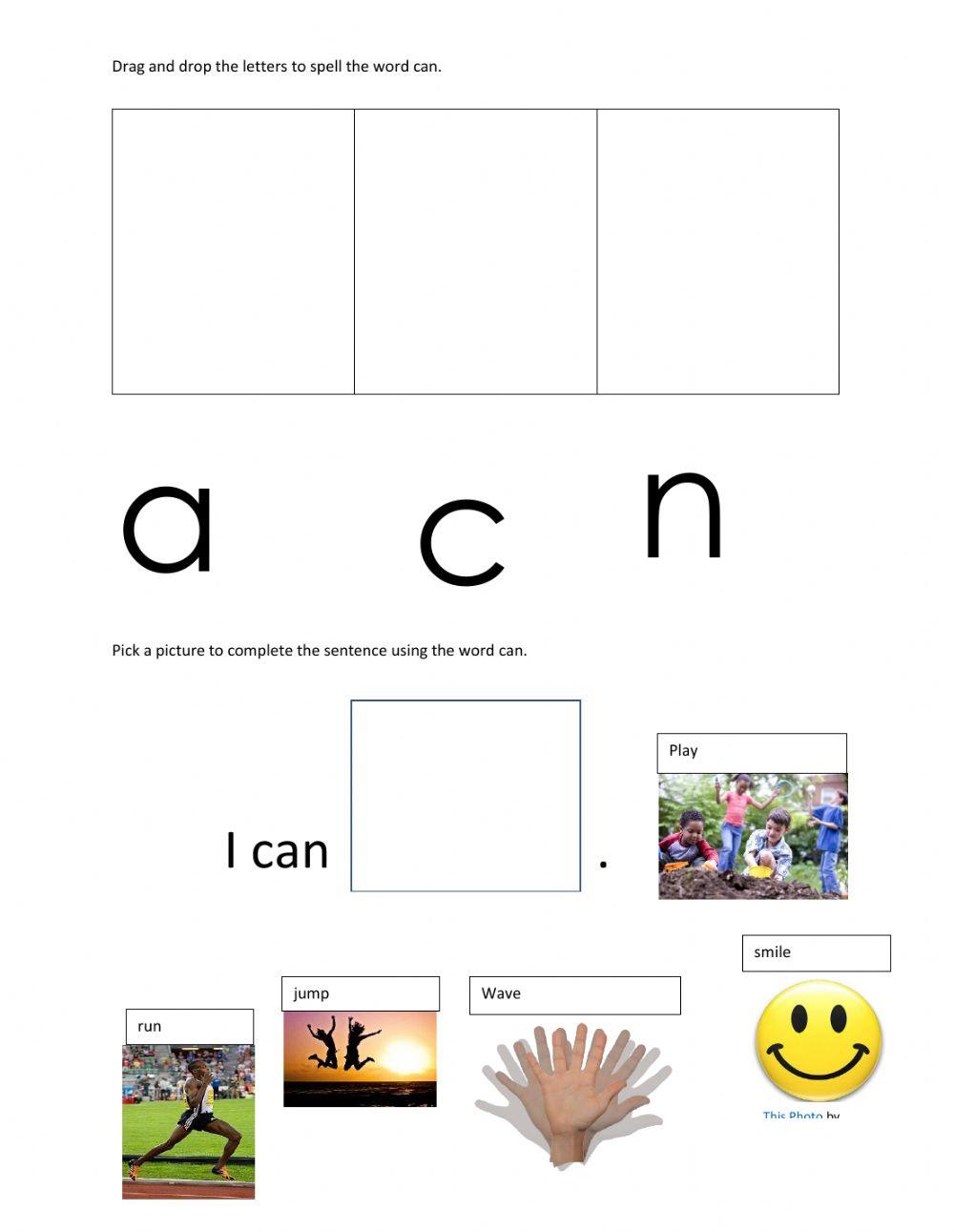 Sight word can
