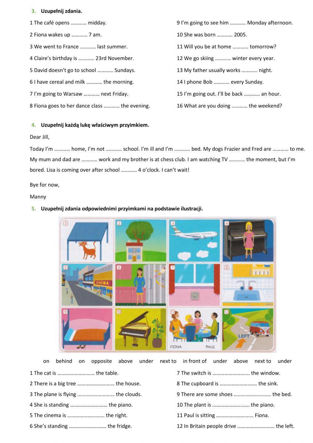 E8 U2 Miejsce zamieszkania Grammar