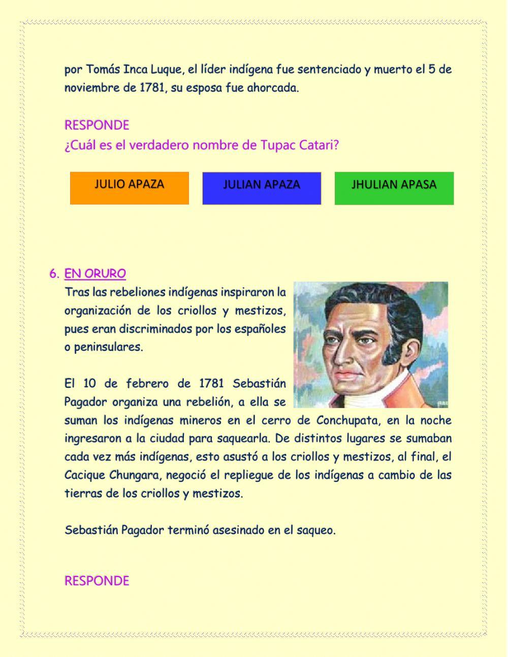 Rebeliones Indígenas