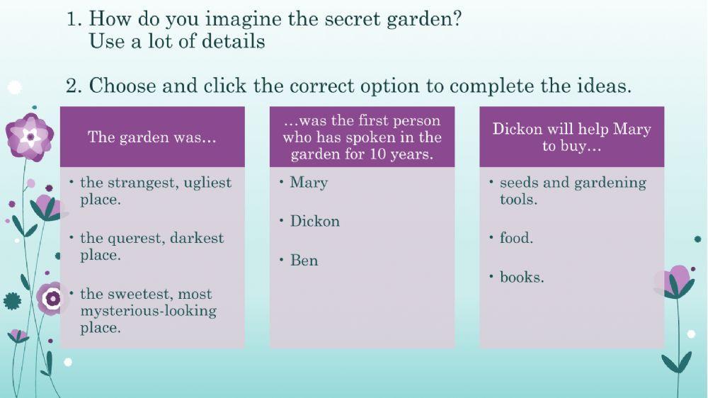The Secret Garden Chapter IX