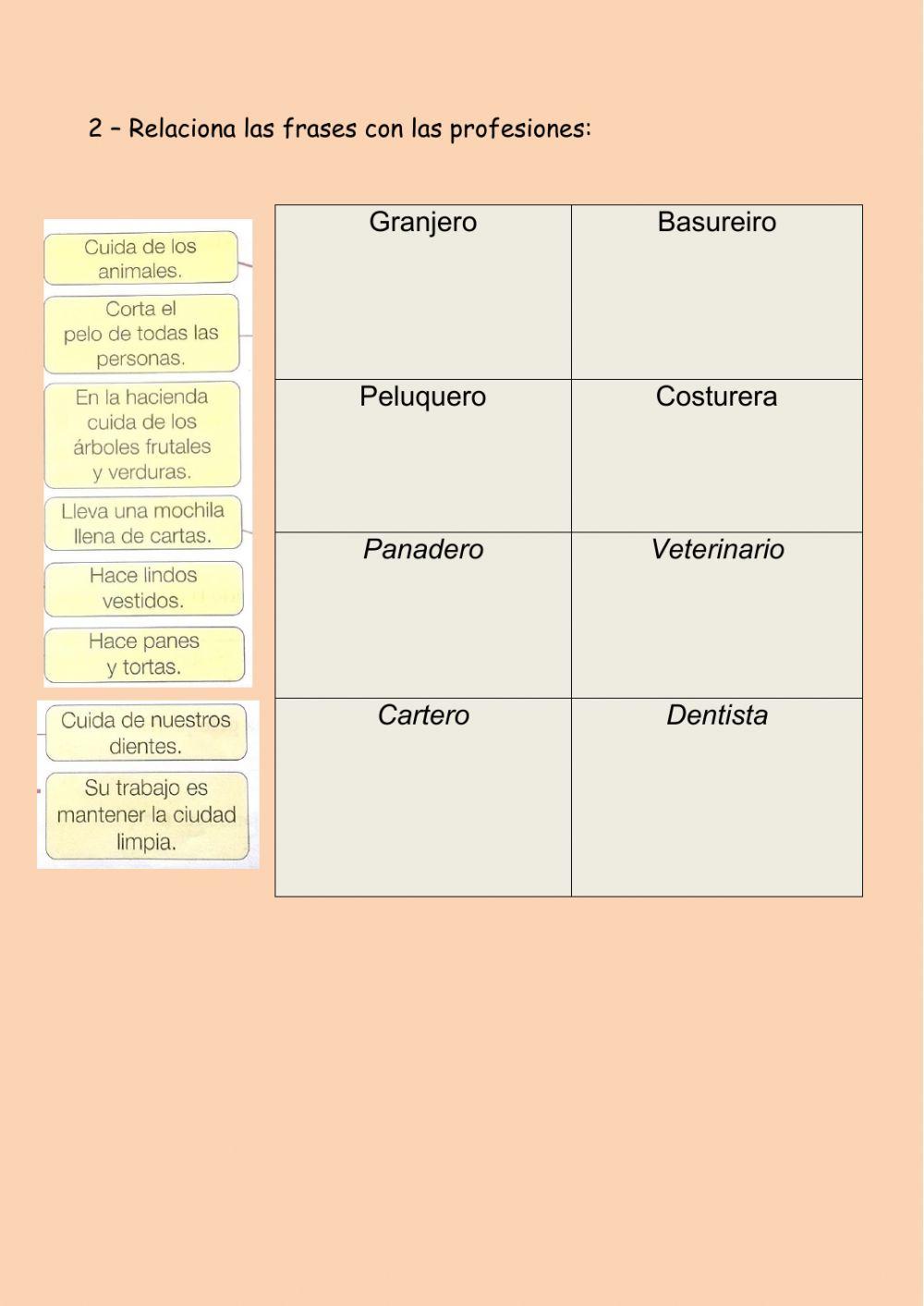Jugando con las profesiones