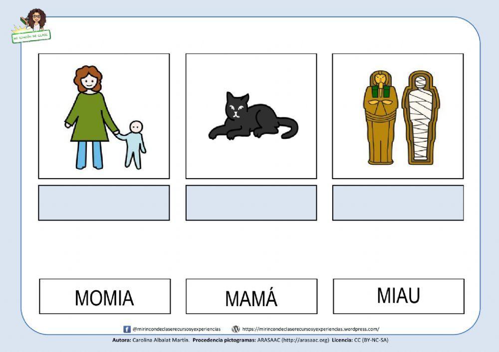 MAMÁ, MIAU y MOMIA