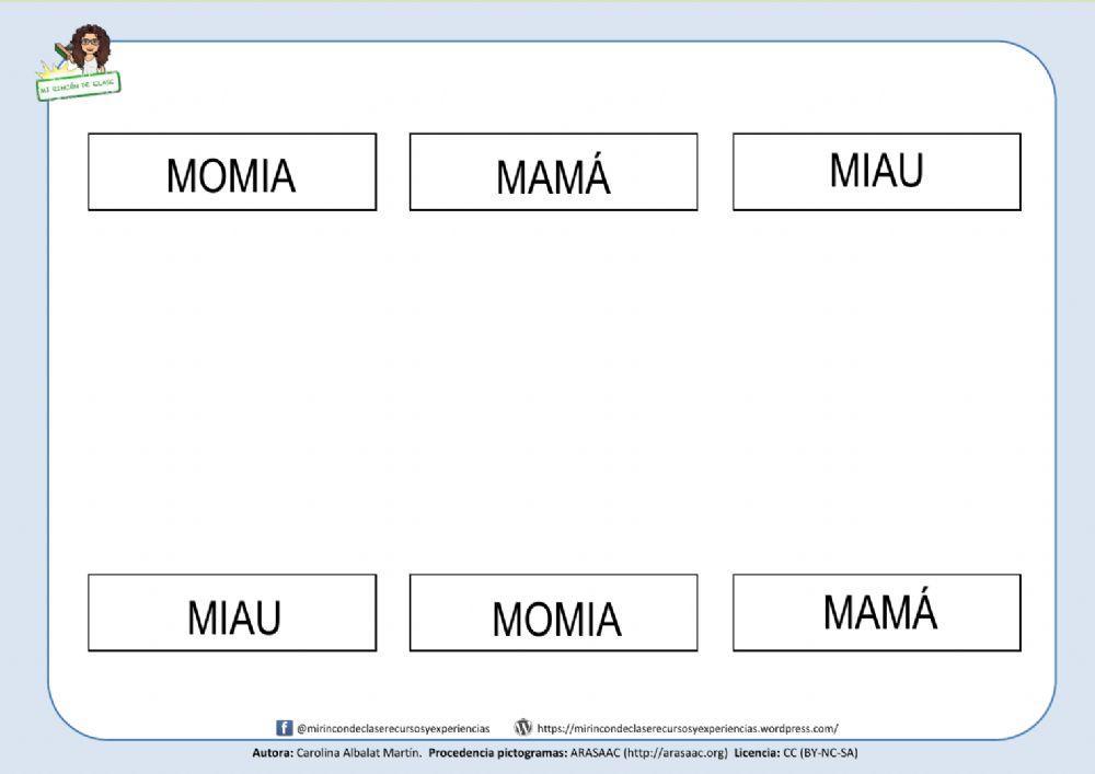 MAMÁ, MIAU y MOMIA