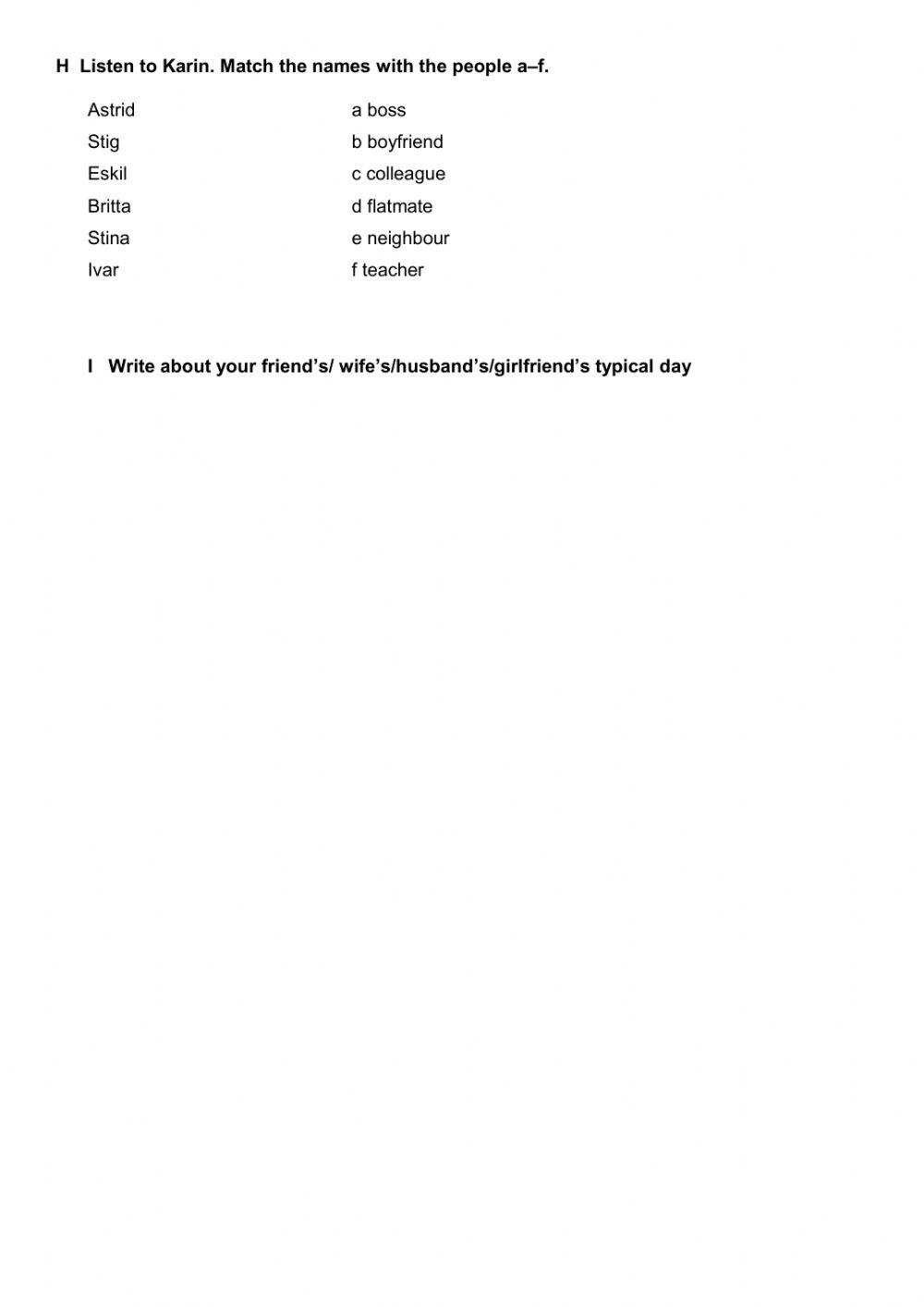 Global Beginner Test Unit 7