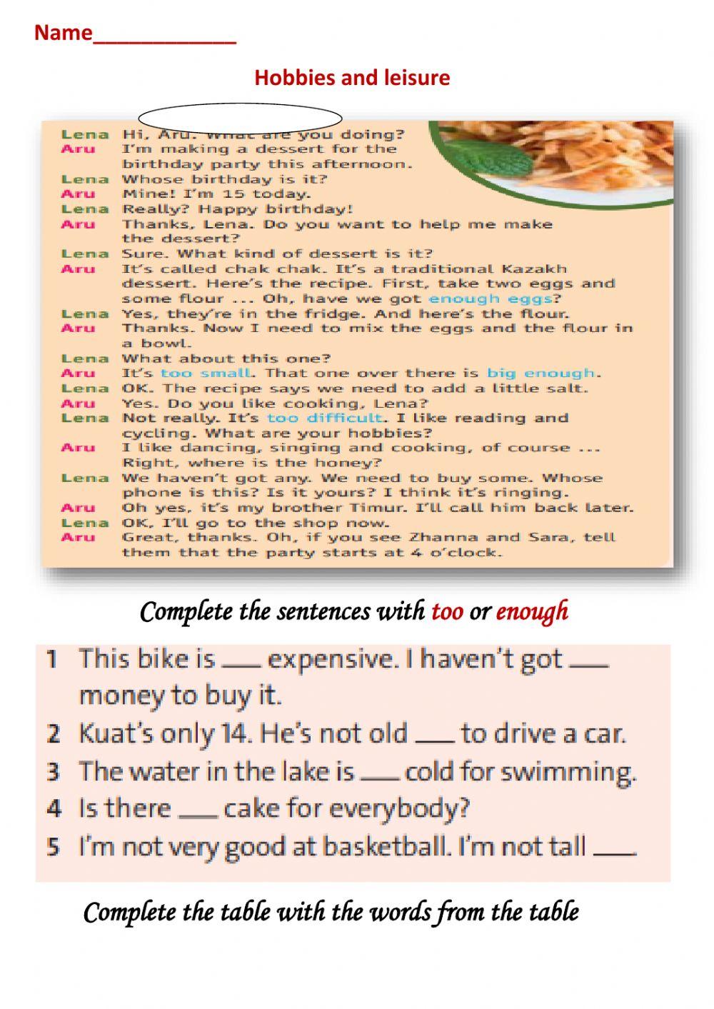 English plus 7 p.86 by Zhanar Habibullina