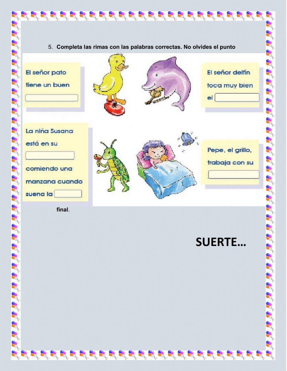 El poema taller evaluativo 601-602