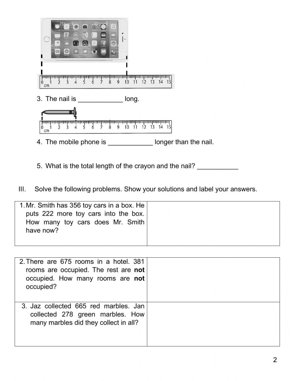 Math 5 1st Qtr Summative Test B