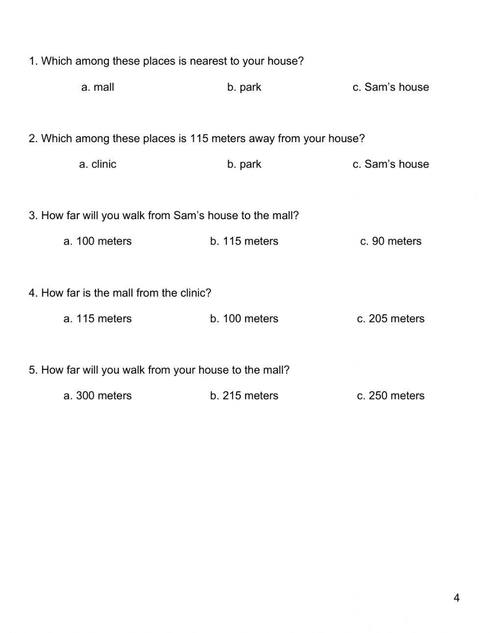 Math 5 1st Qtr Summative Test B