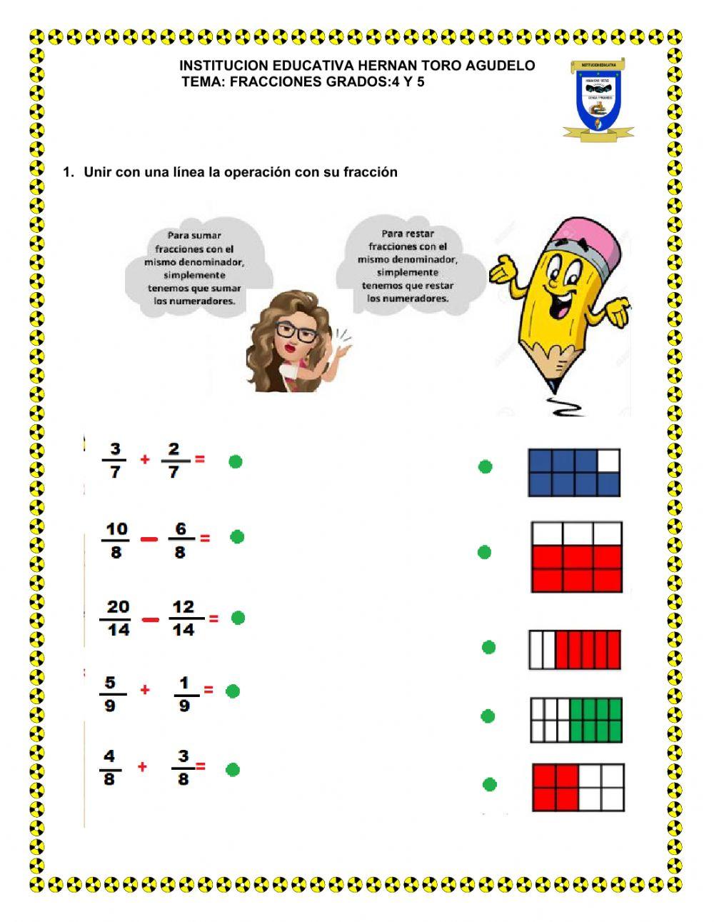 Fracciones homogéneas