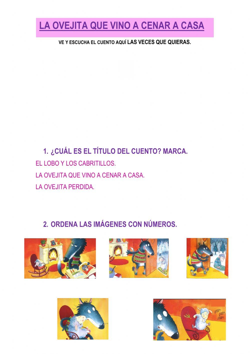 La ovejita que vino a cenar a casa