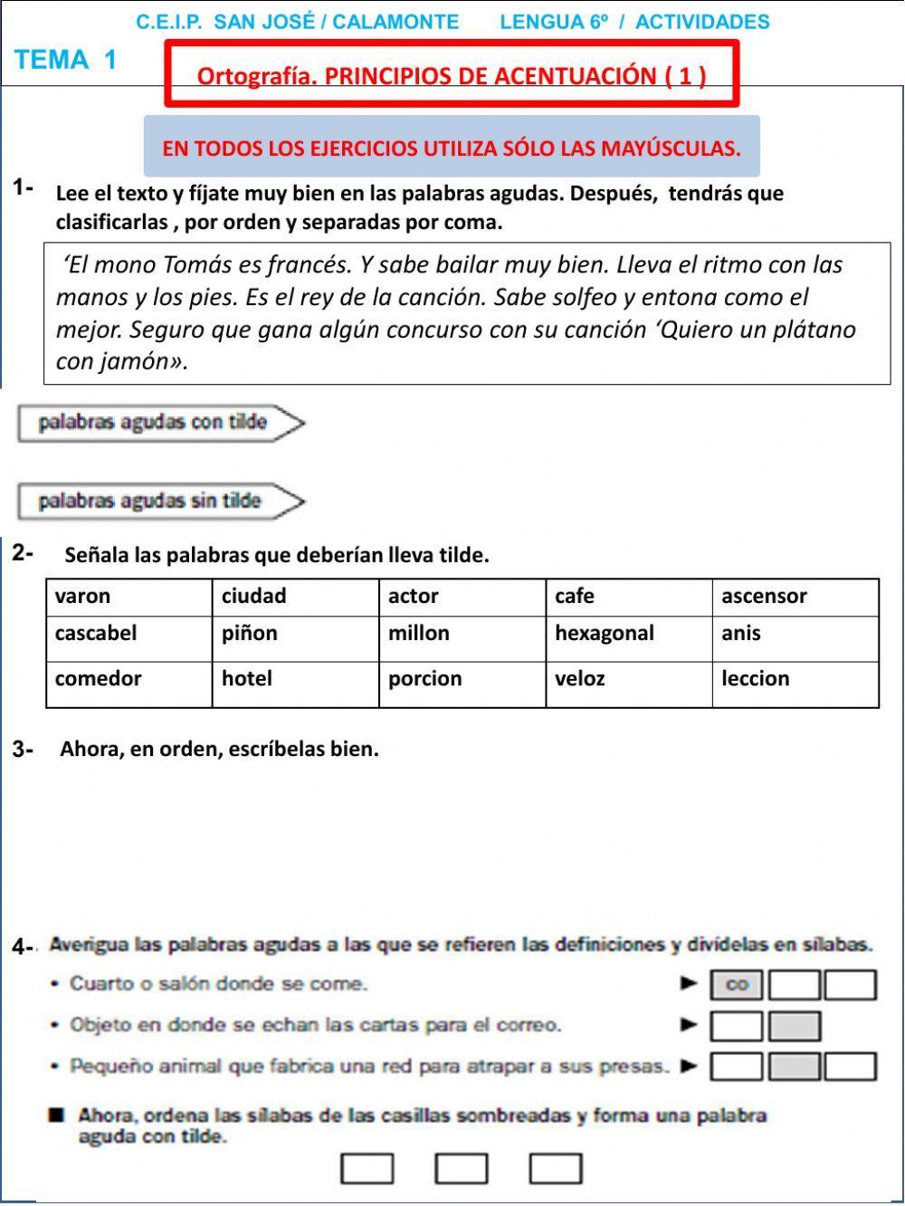 Principios de acentuación