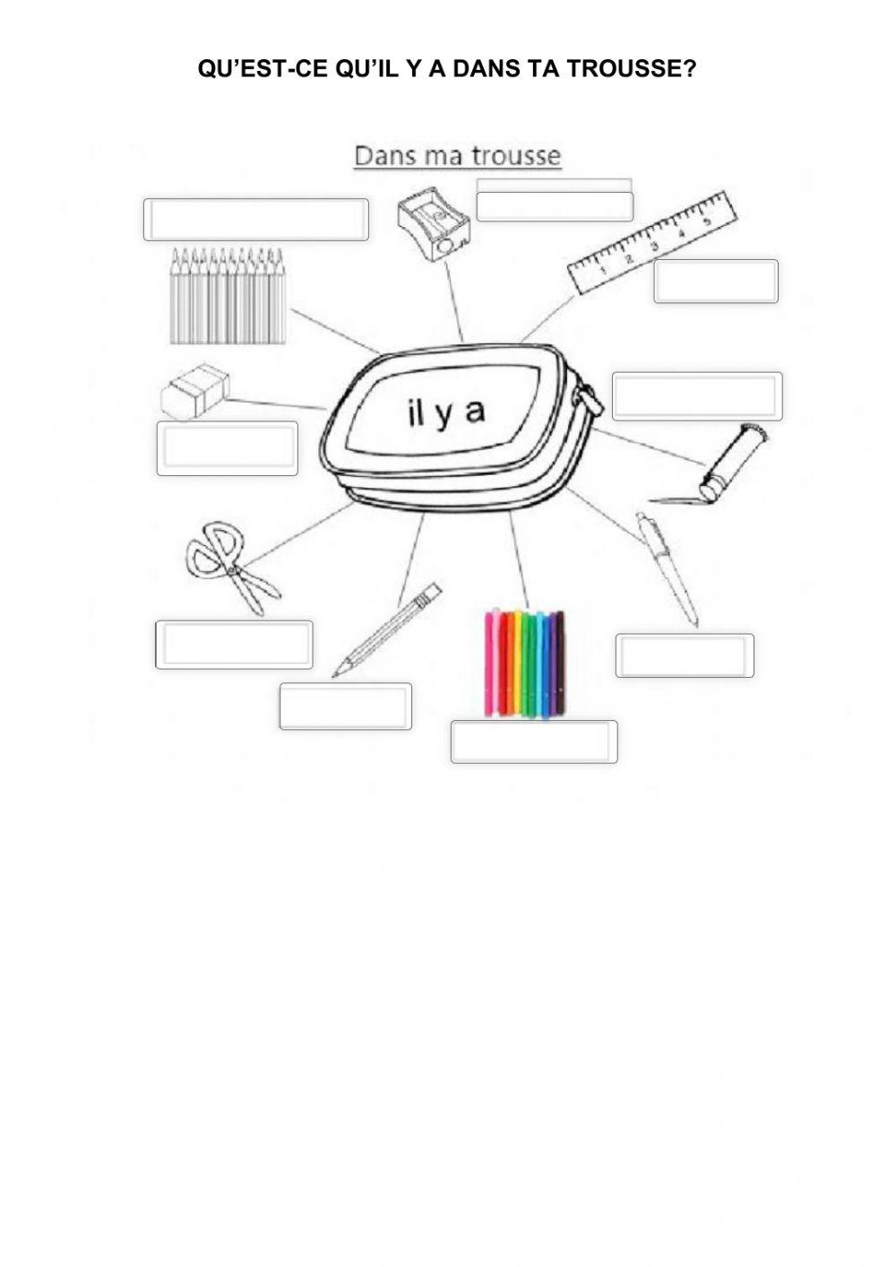 Les matériels scolaires