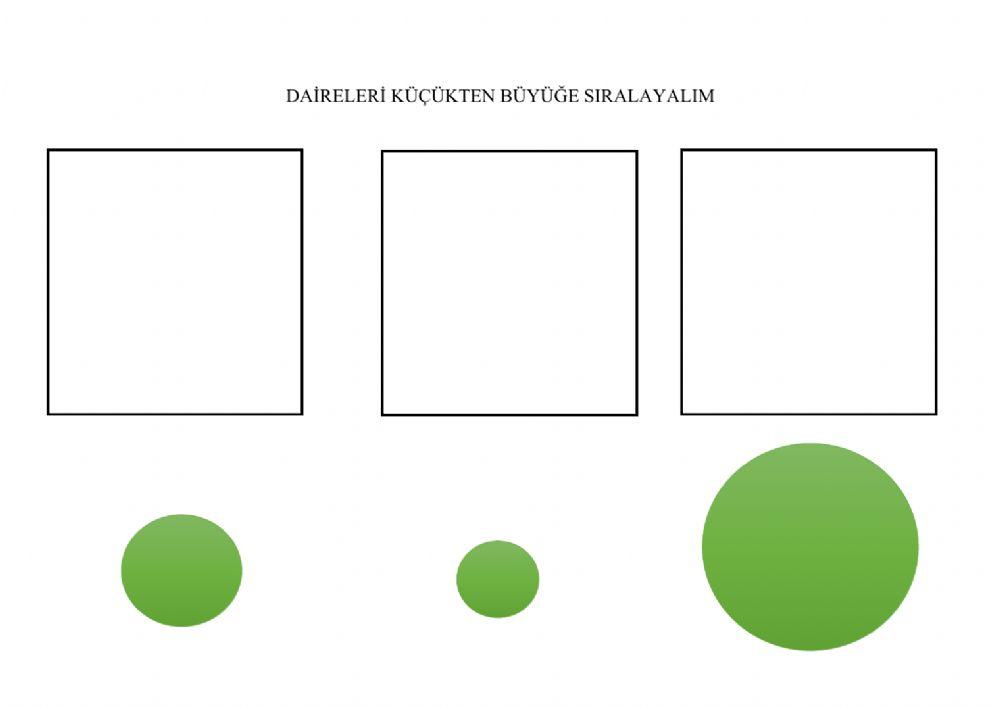 Küçükten büyüğe sıralama