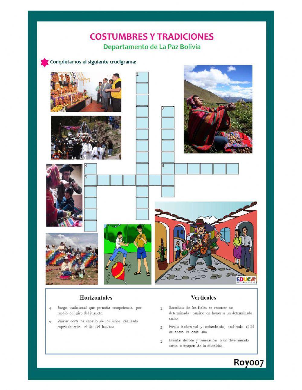 Costumbres y tradiciones la paz