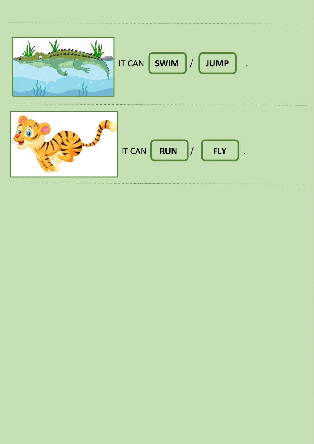 WILD ANIMALS - ABILITIES WILD ANIMALS - ABILITIES