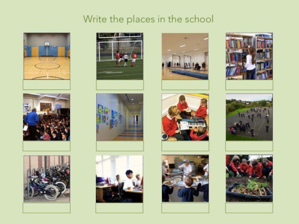Places in your school