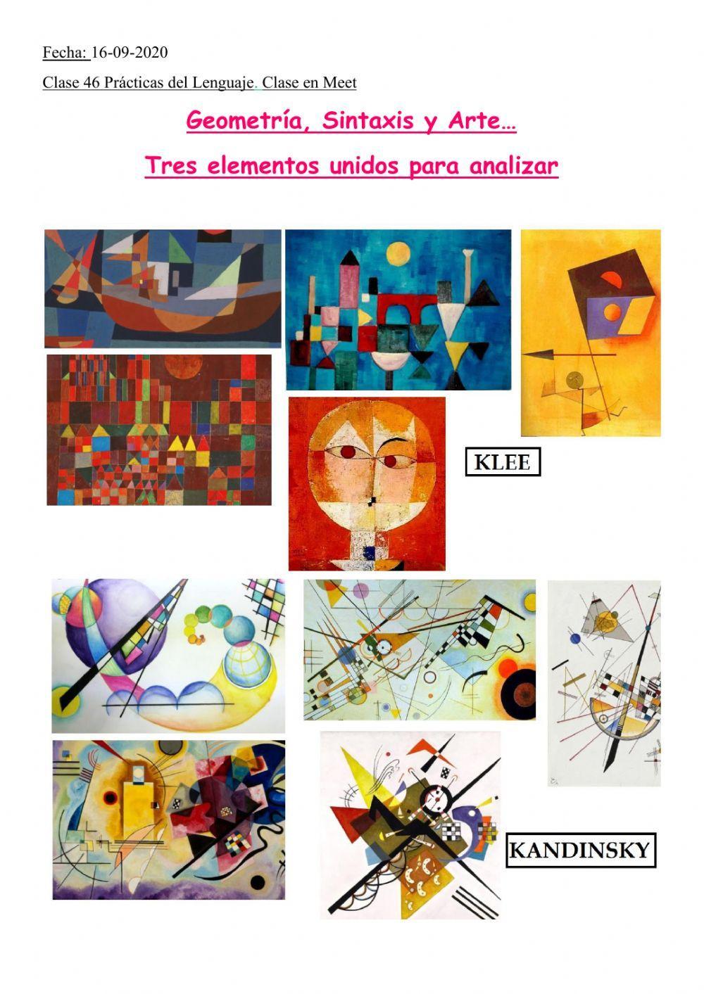 Geometría, Sintáxis y Arte