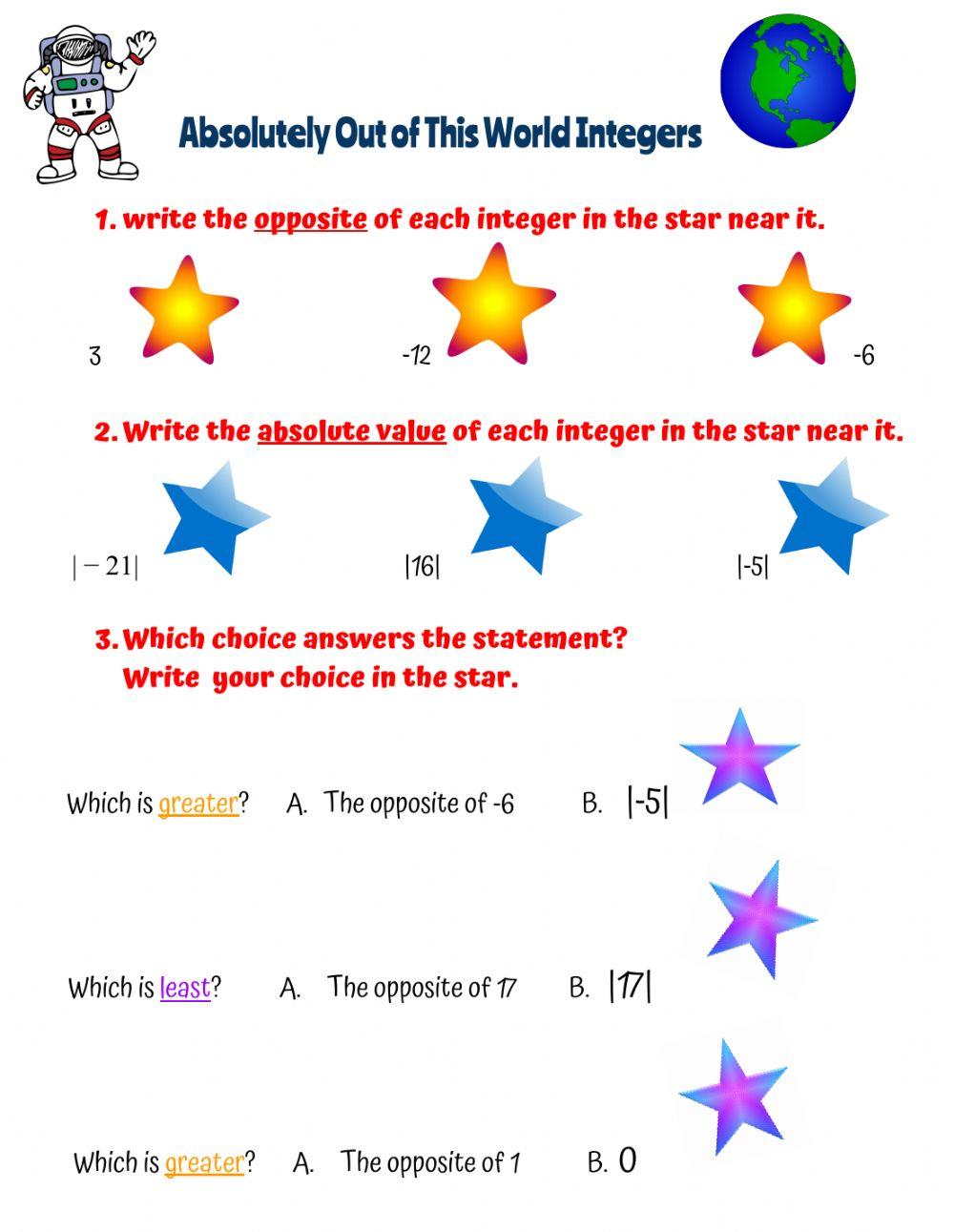 Absolutely Out of This World Integers