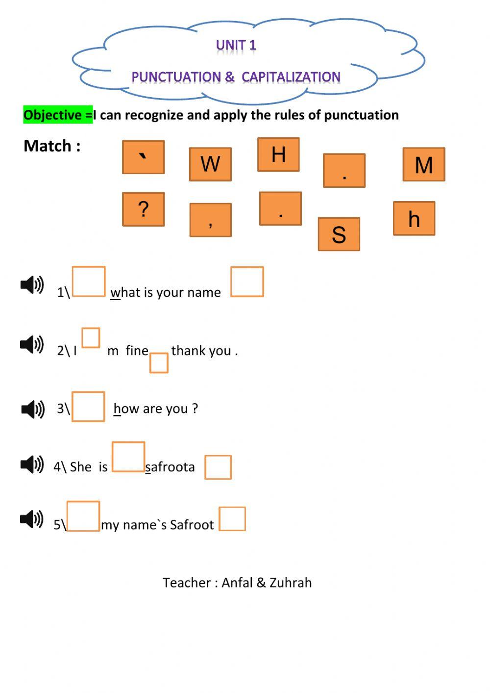 Punctuation Punctuation
