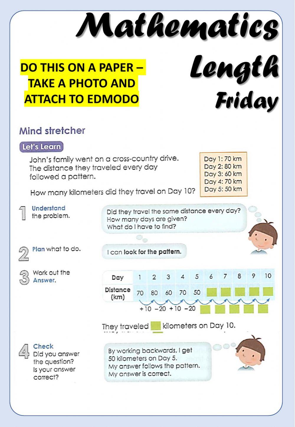 Mathematics 3b length j worksheet live worksheets