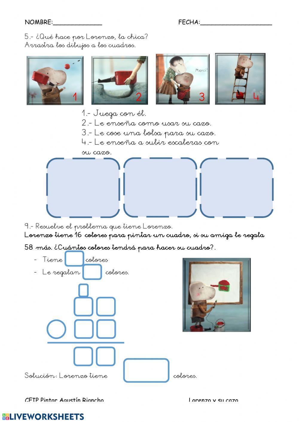 el cazo de lorenzo worksheet Live Worksheets