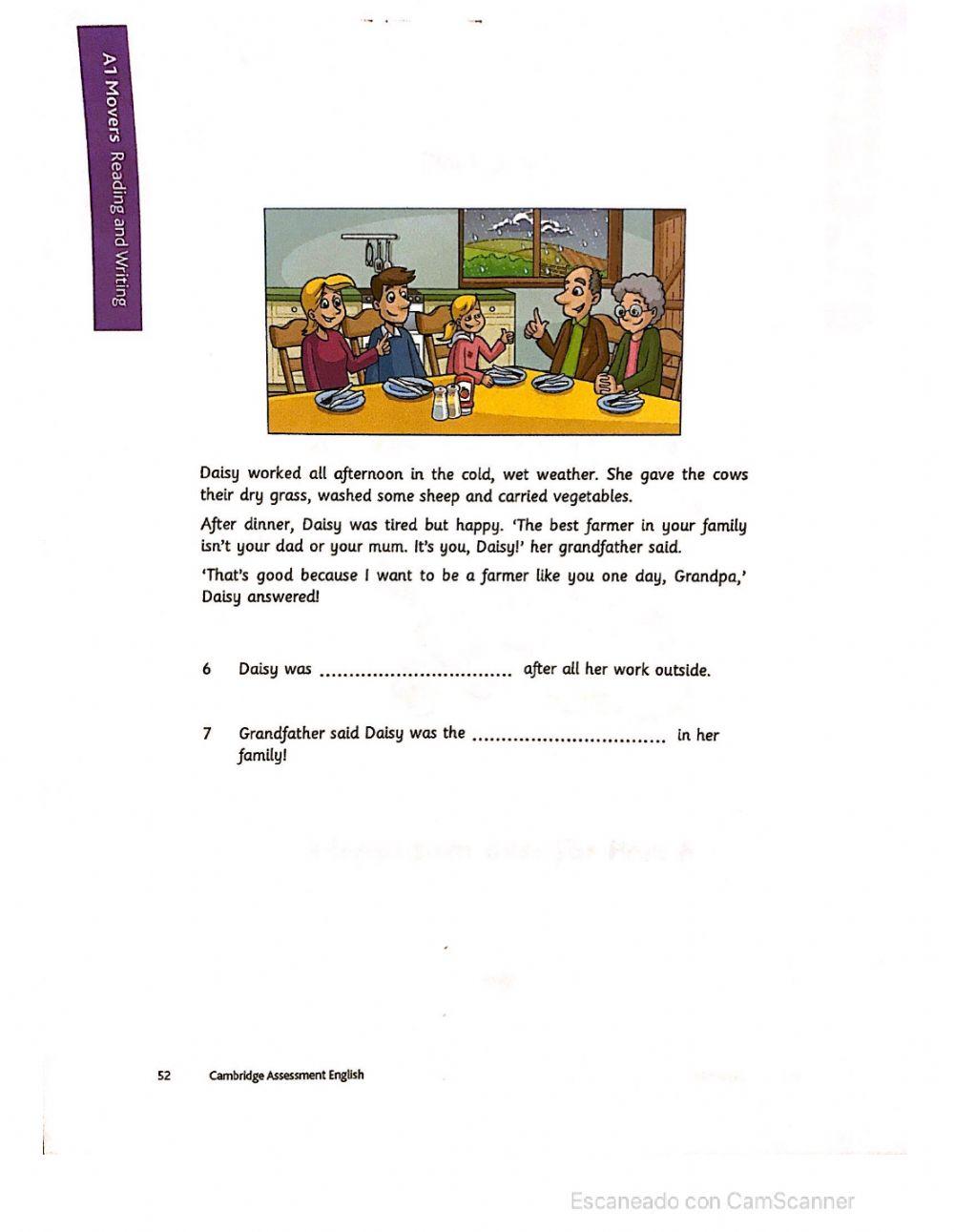 NSE MOVERS MOCK TEST 1 READING - WRITING PARTS 5 - 6