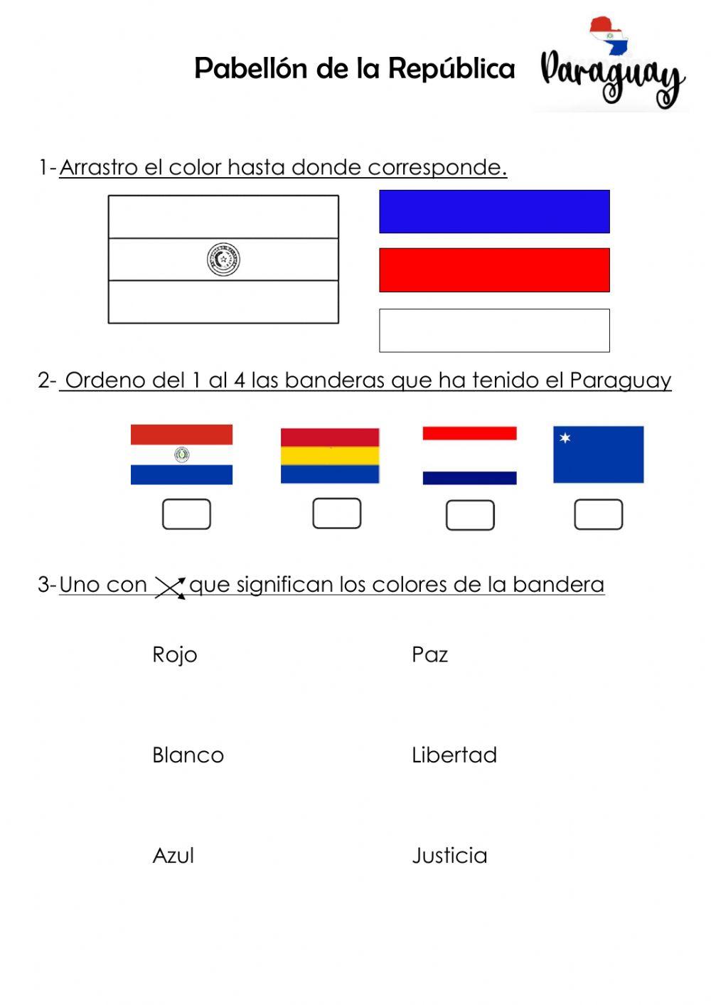 Pabellón de la República del Paraguay