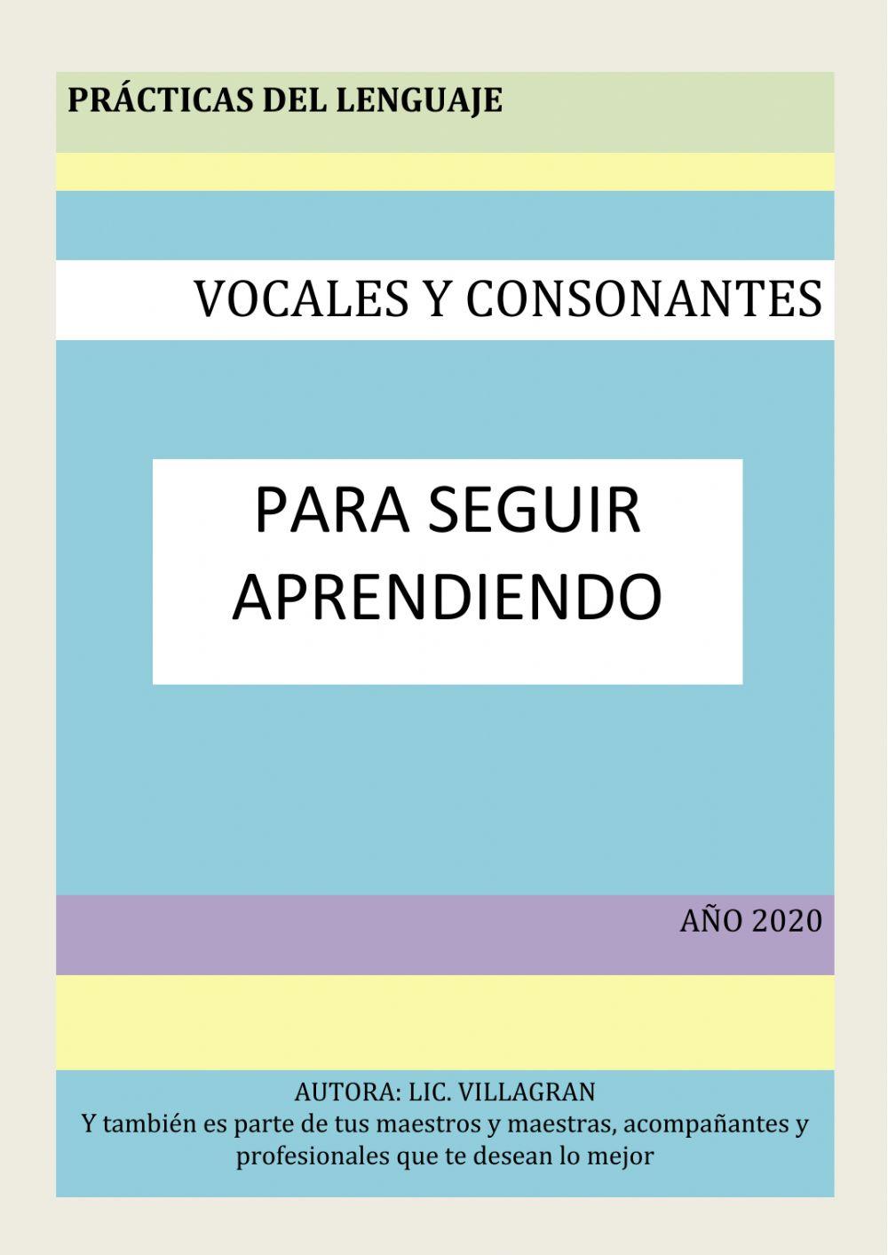 Vocales y consonantes