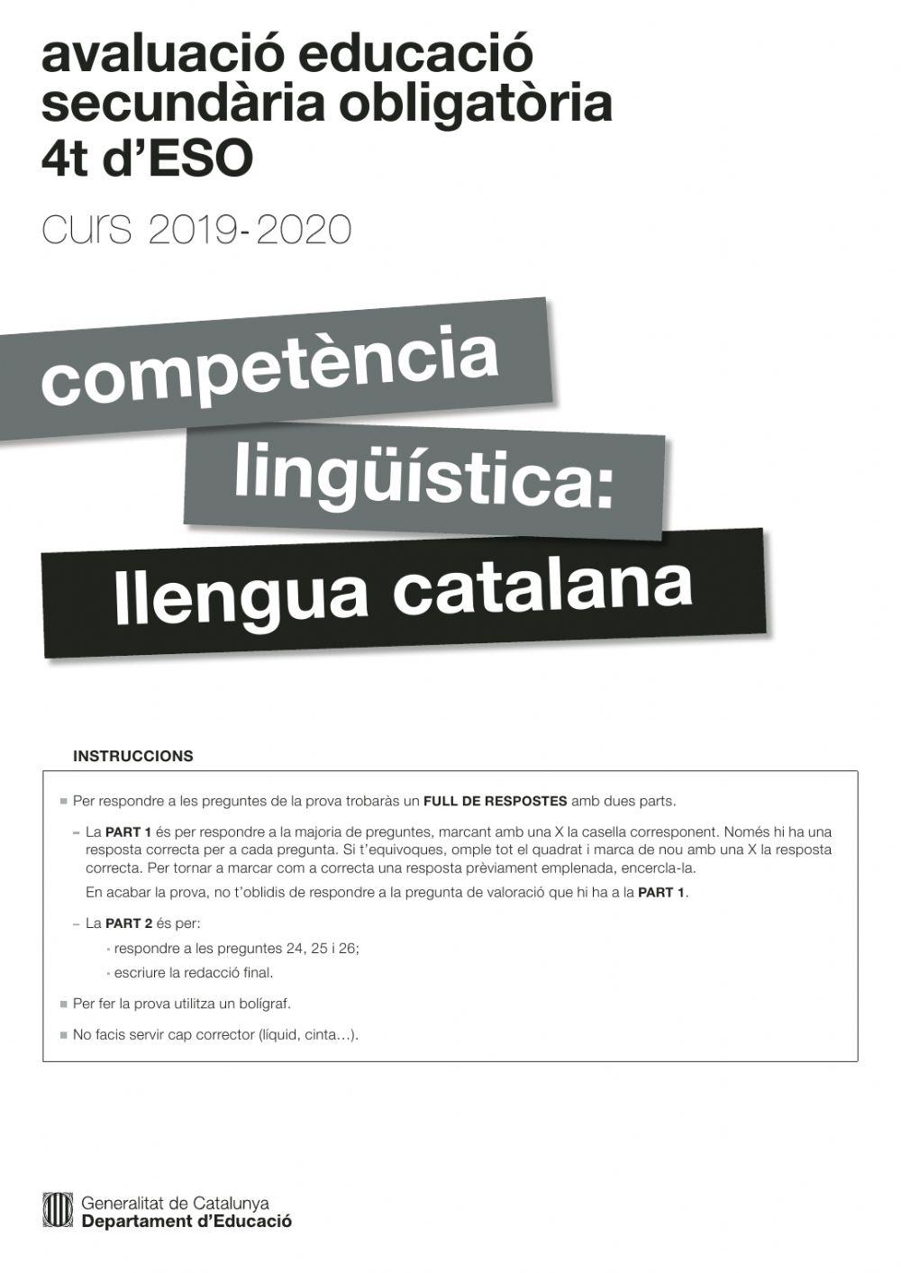 Competències Bàsiques 4t ESO