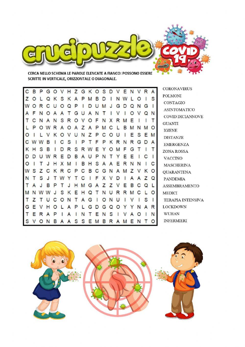 Crucipuzzle Coronavirus (Covid 19) Crucipuzzle Coronavirus (Covid 19)