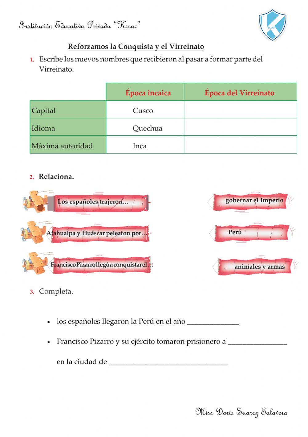 La Conquista y el Virreynato