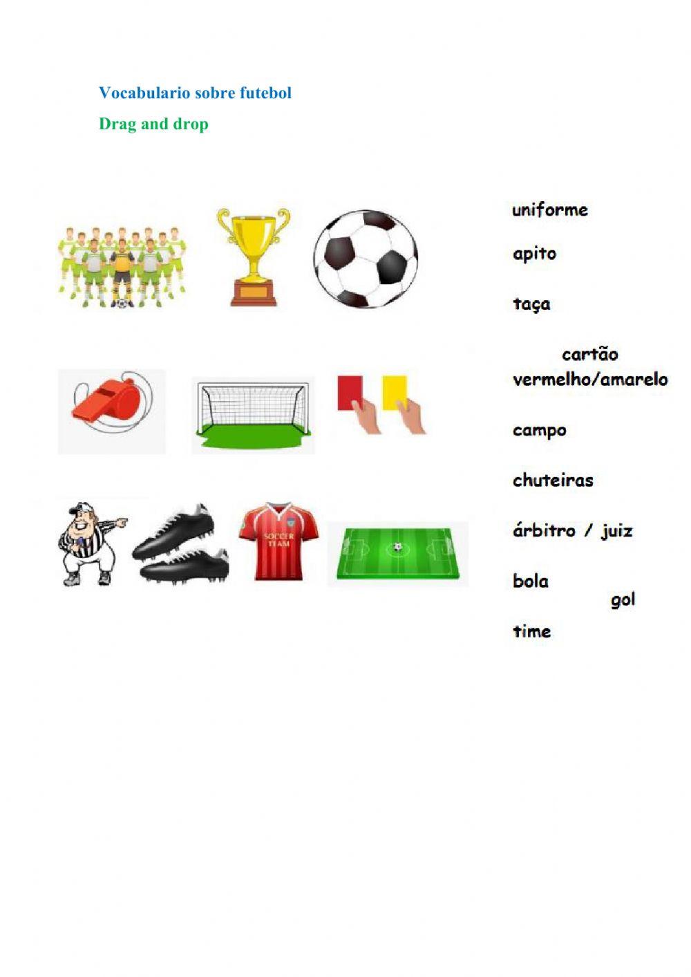 Vocabulario Futebol