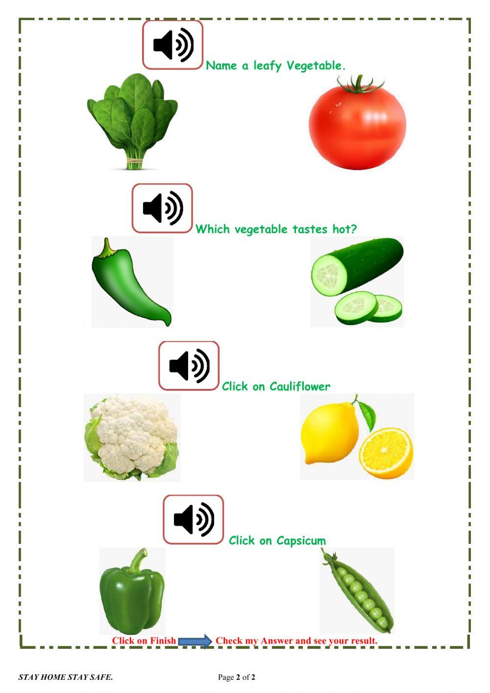 Lkg Fruits and vegetable