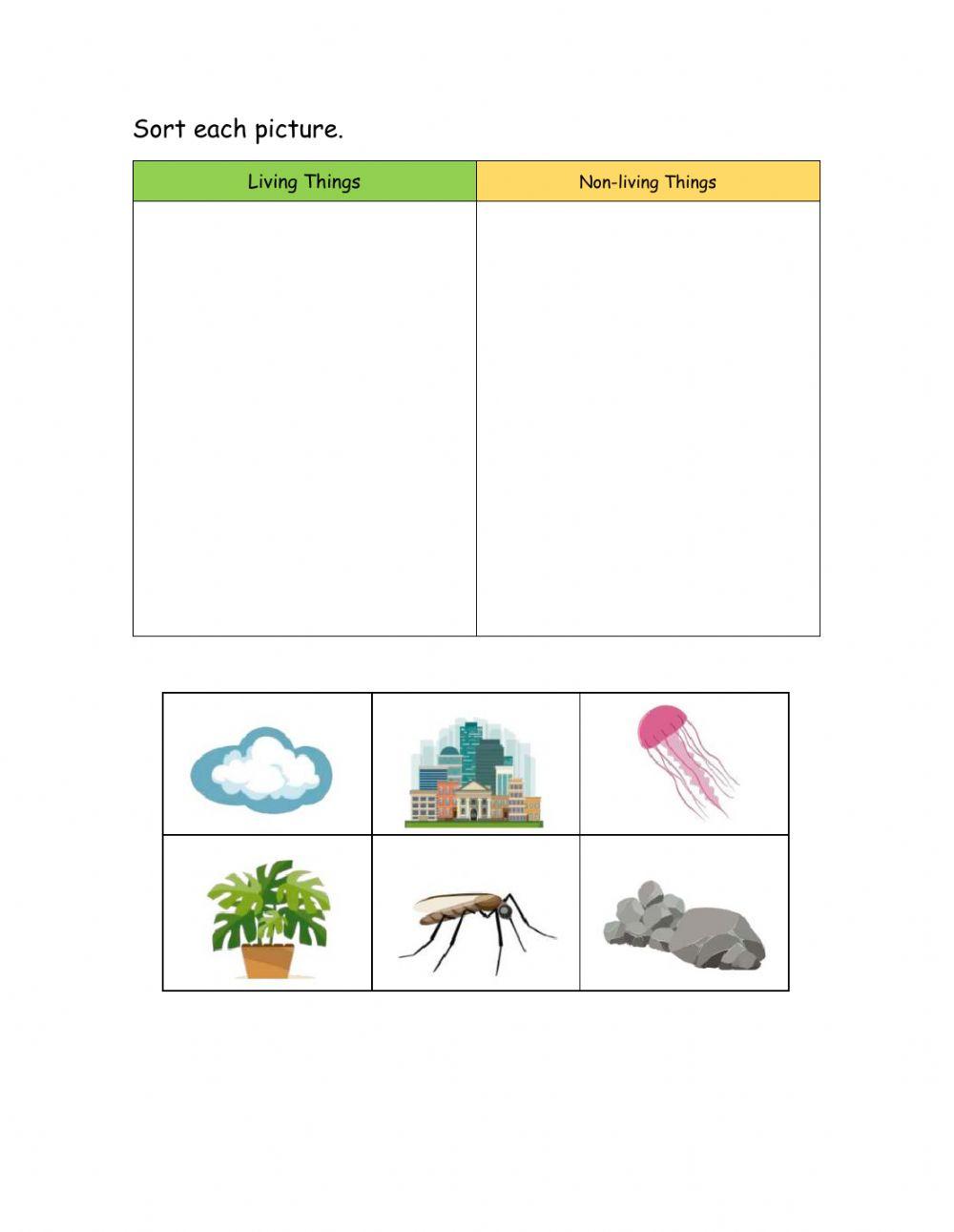 Living and Non-living things