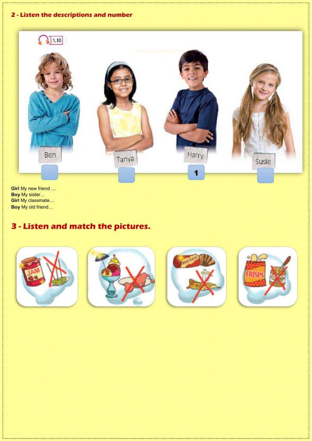 2° Term Test - Pre-Teens - Listening