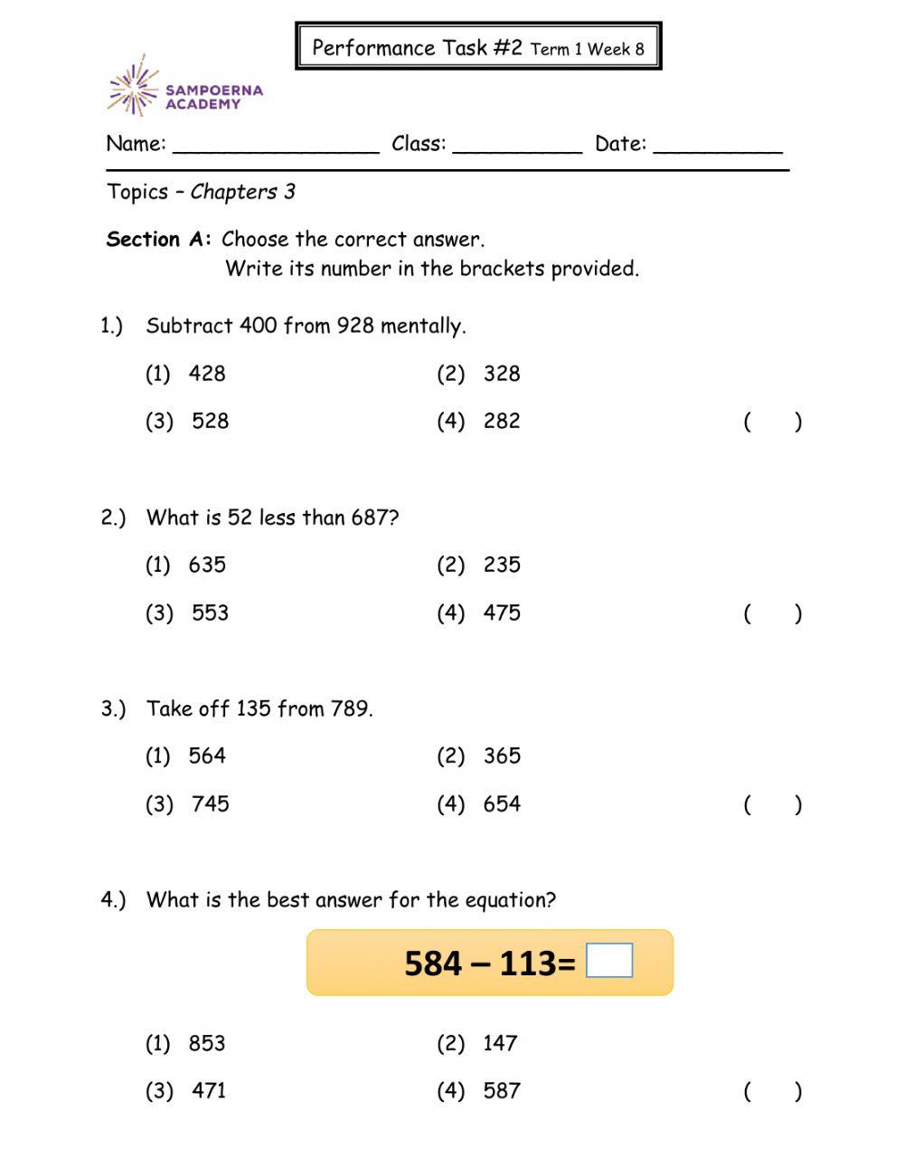 Math Performance Task-2