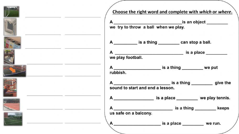 School facilities and equipment