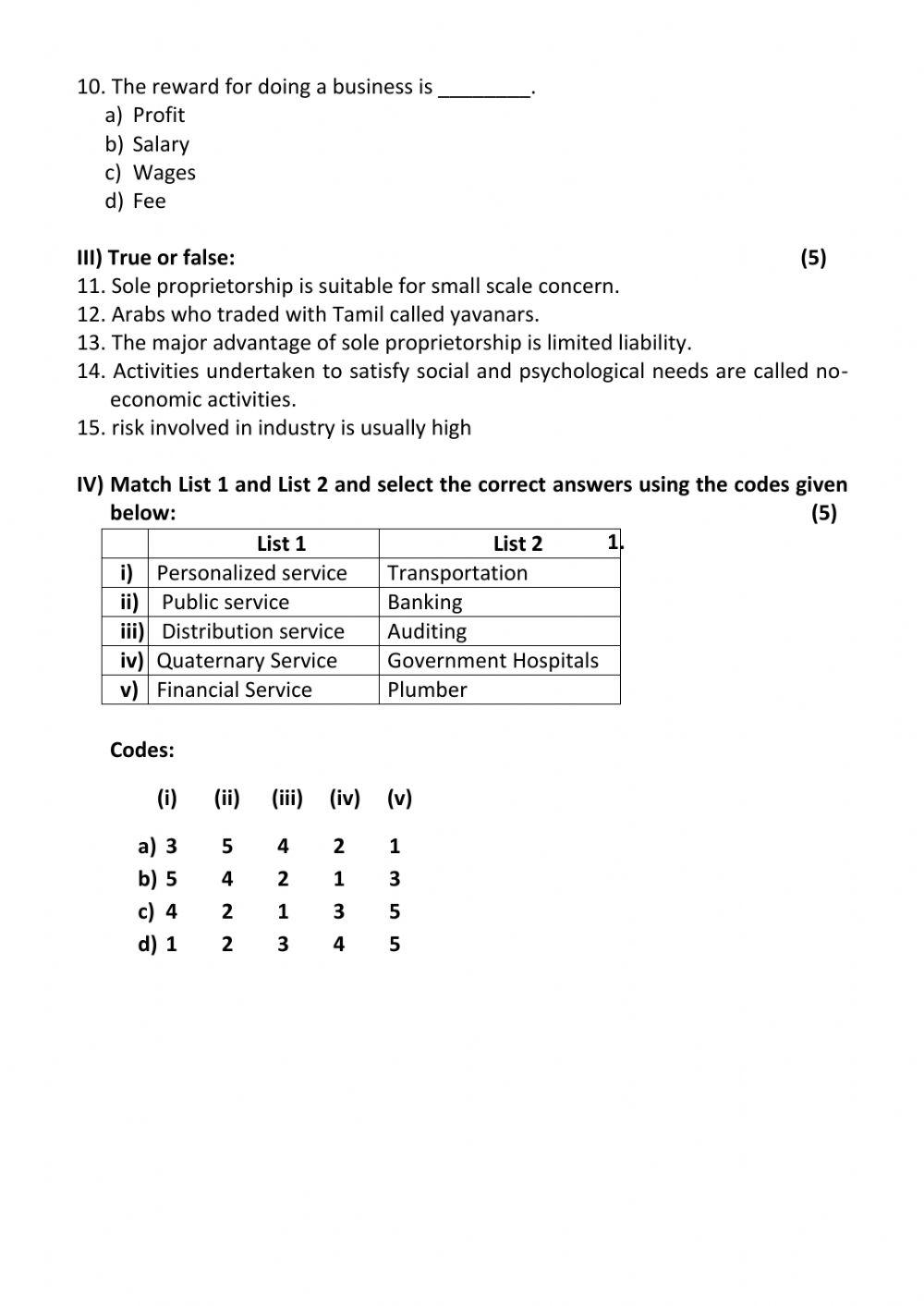 Commerce 11d1 worksheet Live Worksheets Commerce 11d1 worksheet Live Worksheets